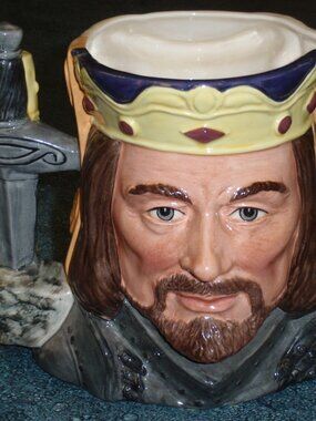 King Arthur And Guinevere Royal Doulton Character Jug D6836 Star Crossed Lovers